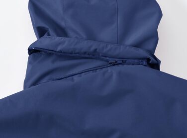 Жіноча 3-в-1 куртка Ysento: водонепроникна, вітрозахисна, з флісовою підкладкою, для активного відпочинку, з капюшоном (S, Морська)