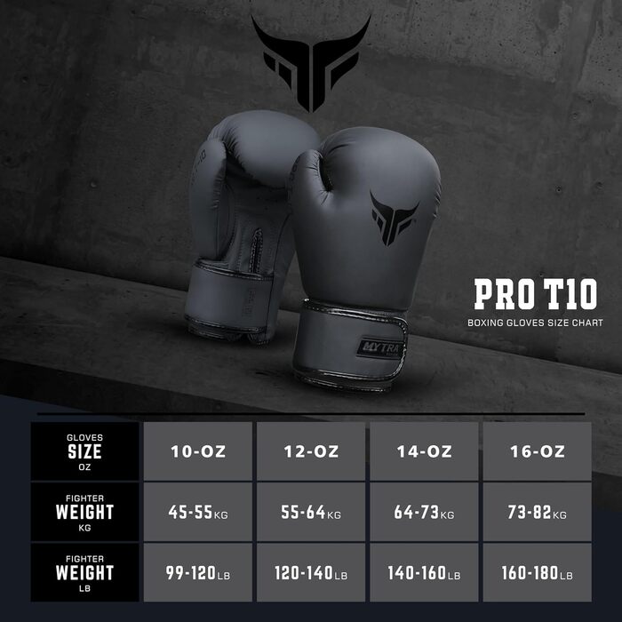 Жіночі боксерські рукавички Mytra Fusion 8oz для MMA, кікбоксингу, чорні