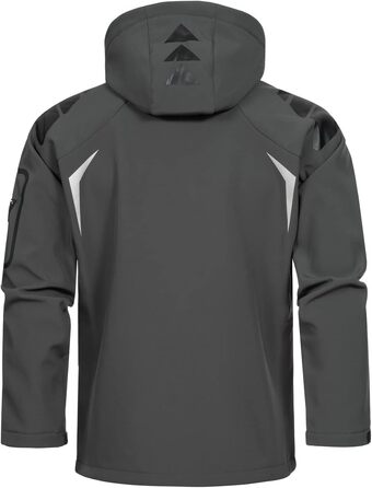 Чоловіча куртка Softshell Geographical Norway Tangata — функціональна outdoor куртка для активного відпочинку, темно-сіра, розмір S