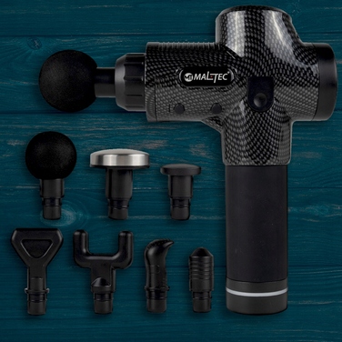 Перкусійний масажер MalTec PRO-GUN3800 7в1