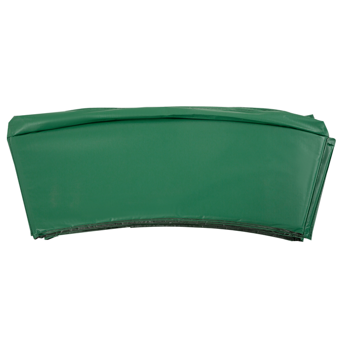 Захисний бордюр для батута HOMCOM, діаметр 366 см, ширина: [ширина вказана в оригіналі, додайте її сюди], міцний, стійкий до УФ-випромінювання, захист пружин, водонепроникний. Аксесуар для батута, захисна сітка, запасні частини для садових батутів, зелени