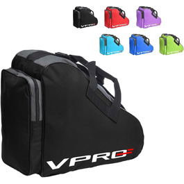 Сумка для ковзанів VPRO: для ковзанярства на льоду та роликів, з ремінцем та блискавкою, для дітей та дорослих