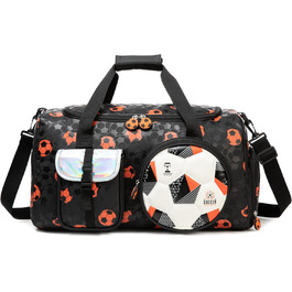 Дитяча спортивна сумка HTgroce для дівчаток з відділенням для взуття, ідеальна для ночівлі, балету, танців, спорту та подорожей (білий)