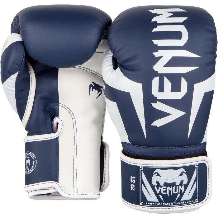 Боксерські рукавички Venum Elite на шнурівці, професійні