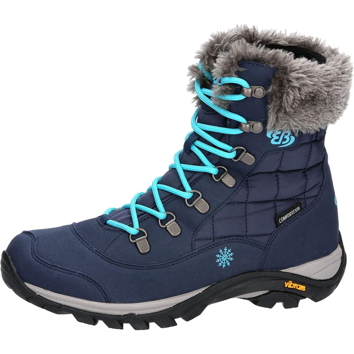 Чоботи снігові жіночі Brütting Himalaya, 40 EU, блакитний, темно-синій