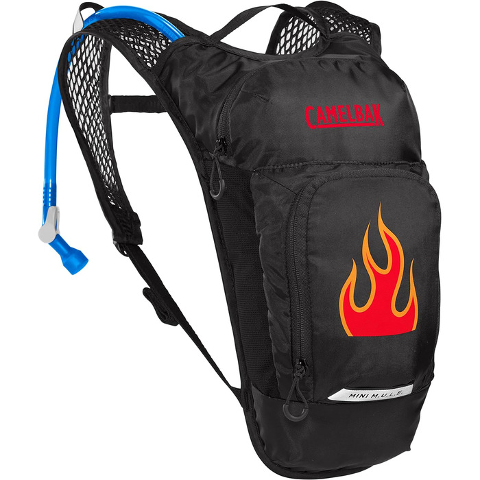Рюкзак гідратор CAMELBAK M.U.L.E 3 л чорний/червоний, універсальний для дорослих