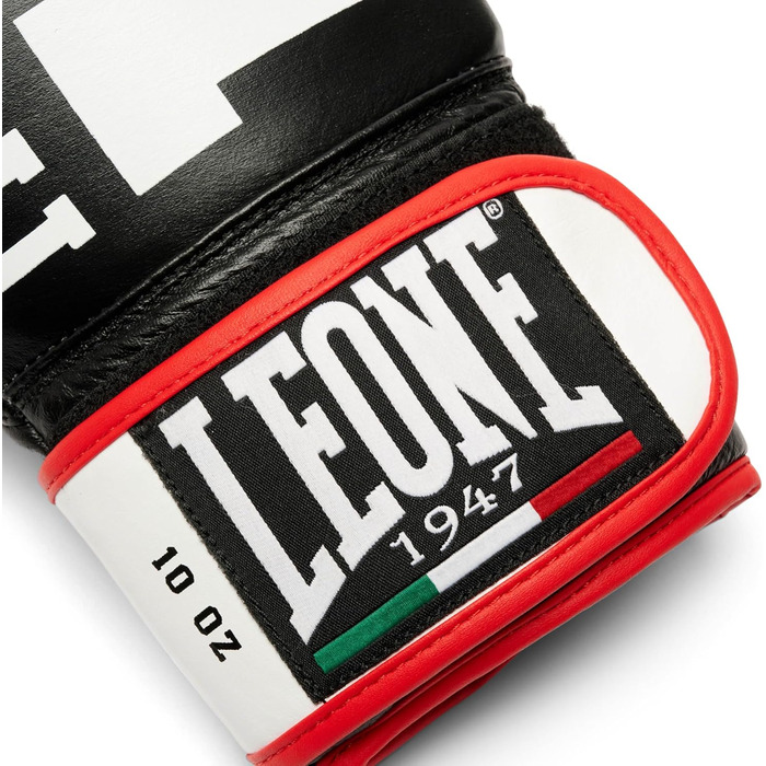 Боксерські рукавички Leone 1947 Explosion Unisex GN055, 10 oz, Чорний