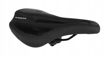Гелеве велосипедне сідло VOID H-ROCKS — комфортне, чорне, для MTB