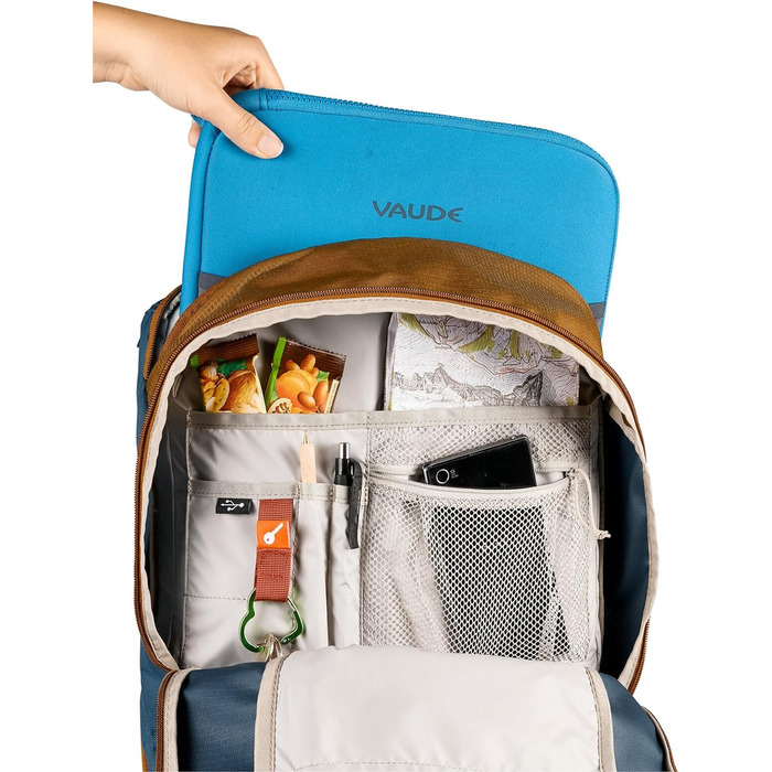 Рюкзак VAUDE Cycle 20 II, універсальний, 20 л, Baltic Sea/Umbra