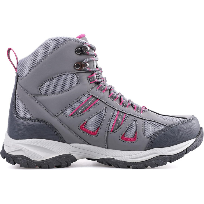 Жіночі водонепроникні трекінгові черевики Riehmot для піших прогулянок, сірі, рожеві, 36 EU