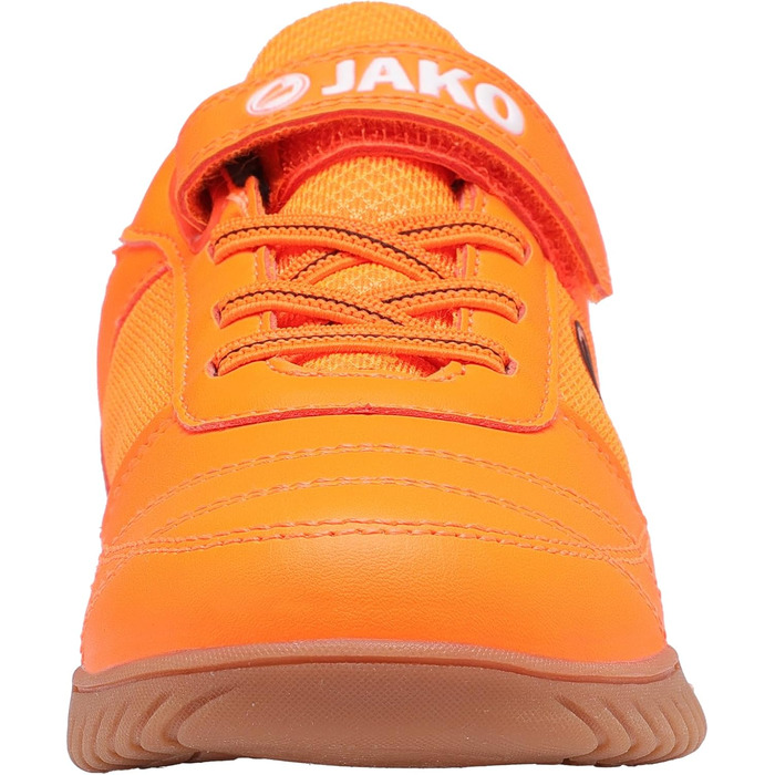Дитячі спортивні залажні кросівки JAKO J-sh Winger для залу (31 EU, неоновий оранжевий, чорний)