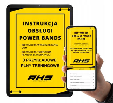 Набір фітнес-резинок KUDDA, 5 шт., 208 см, багатоколірний