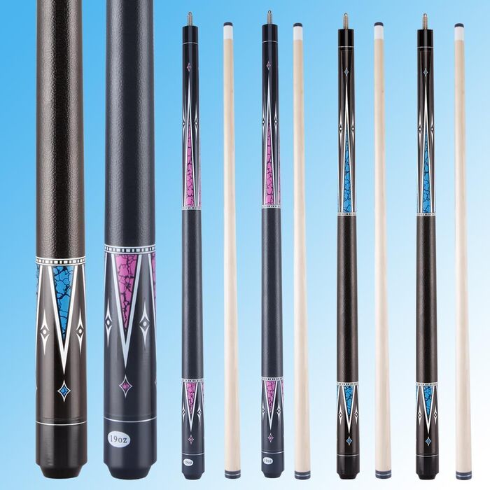 Більярдний кий для початківців 121,9 см, канадський клен, набір для вузьких приміщень, розмір Junior