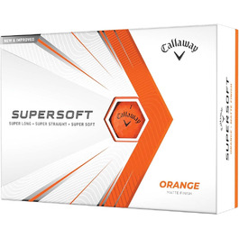 Гольф-м'ячі Callaway Supersoft Matt 2021, матові, для гольфу