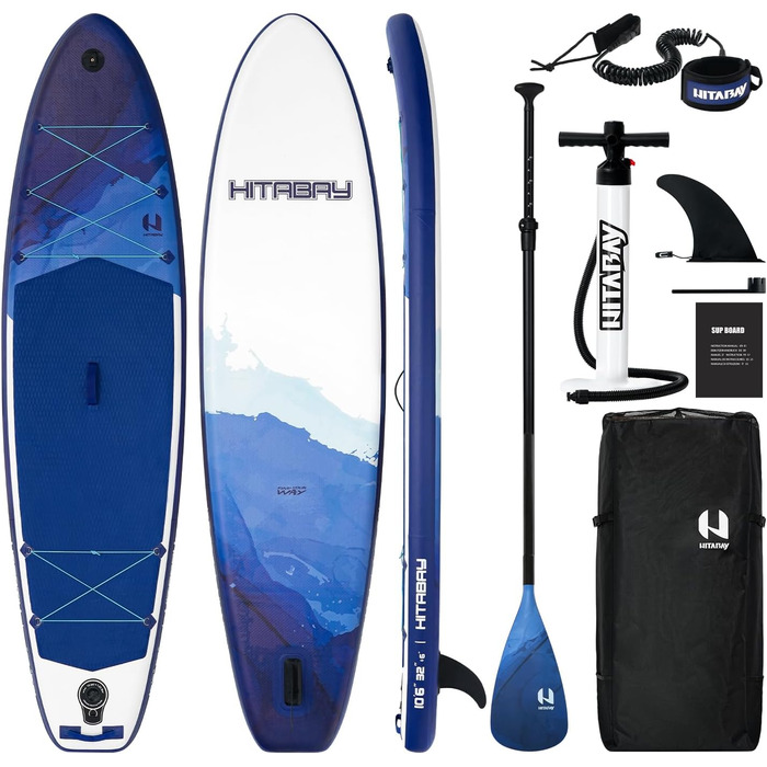Надувна SUP-дошка 320x81x15 см з повним комплектом аксесуарів, тримачем для камери, для дорослих, до 150 кг