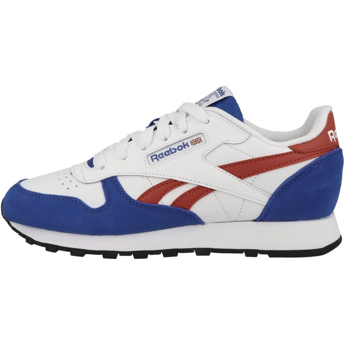 Кросівки Reebok Classic Leather для хлопчиків (36 EU, Vector Blue Ftwr White Vector Red)