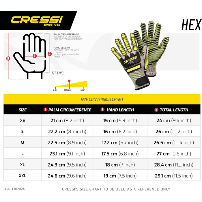 Рукавички для дайвінгу Cressi Hex Grip Unisex, XS