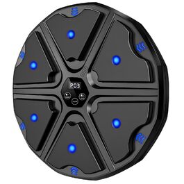 Музичний боксерський тренажер: електронна машина для ударів з Bluetooth, 9 режимів та музикою (чорний)