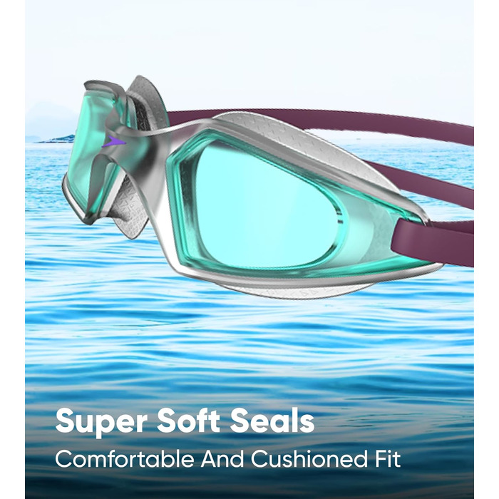 Окуляри для плавання Speedo Hydropulse Junior (6-14 років) Poolblue/Chilliblue