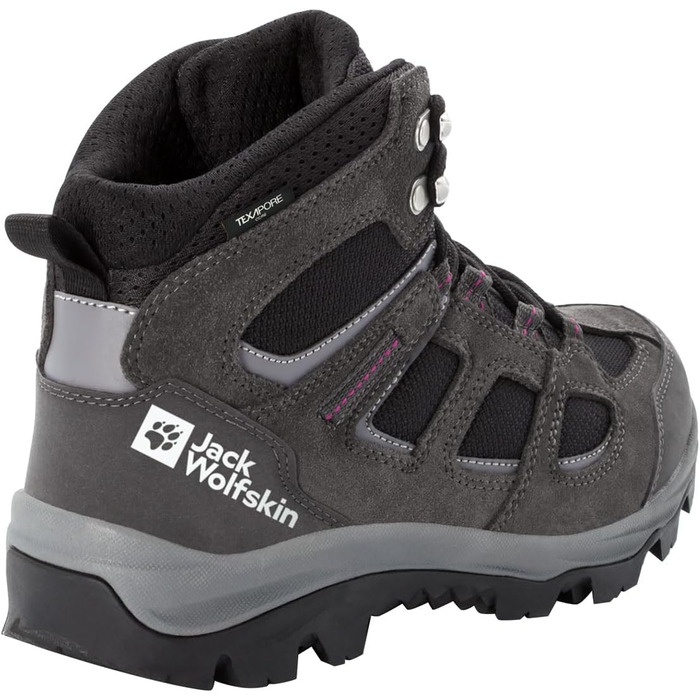 Черевики похідні Jack Wolfskin Vojo 3 Texapore Mid W для жінок, 38 EU, Dark Steel Purple