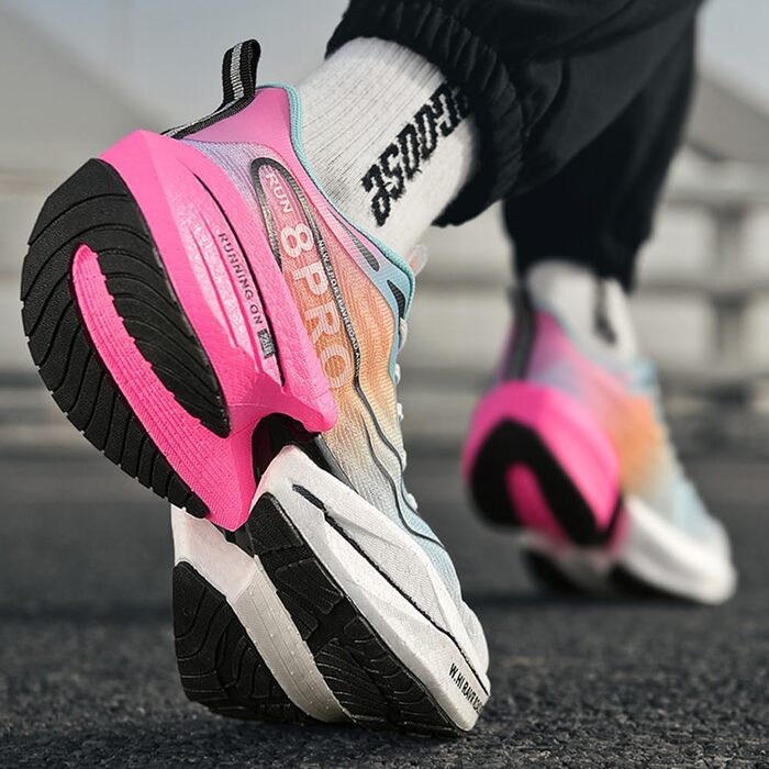 Дитячі кросівки для дівчаток, бігові та для ходьби, спортивні, дихаючі, легкі, для активного відпочинку, чорні, розмір 36, 38/38.5 EU, Рожевий