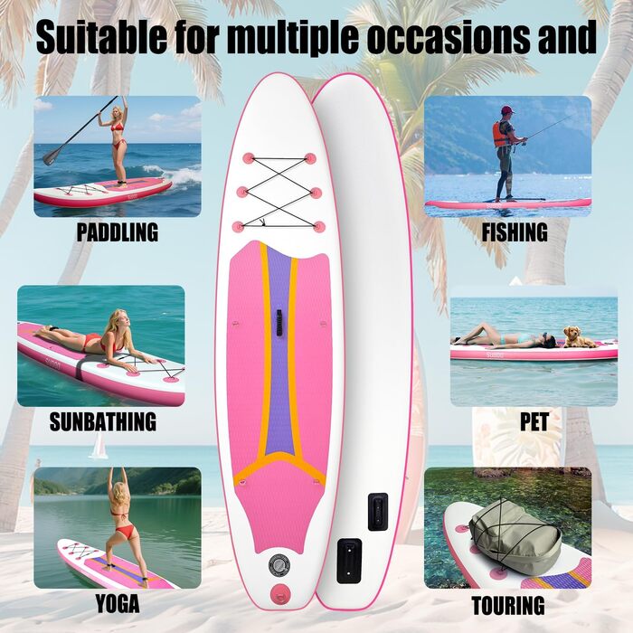 SUP дошка SUDOO надувна 300x76x15 см, 6