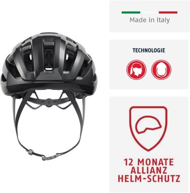 ABUS PowerDome MIPS шолом для велосипеда - легкий шолом з вентиляцією та захистом від ударів, Made in Italy, для жінок та чоловіків, білий (глянцевий білий)
