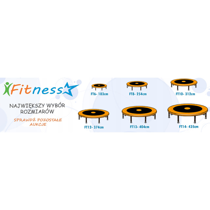 Батут із сіткою Fitness-star 6 см FT 6 (180-183 см)