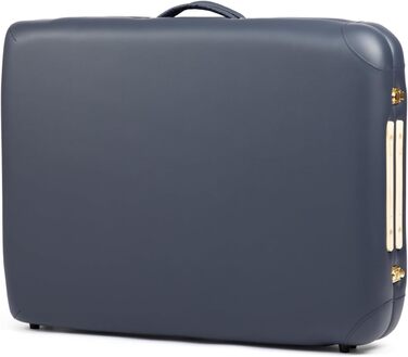 Масажний стіл WellTouch Balance II 71 см, мобільний, переносний, з регульованим підголівником, ременем для рук і сумкою, темно-синій