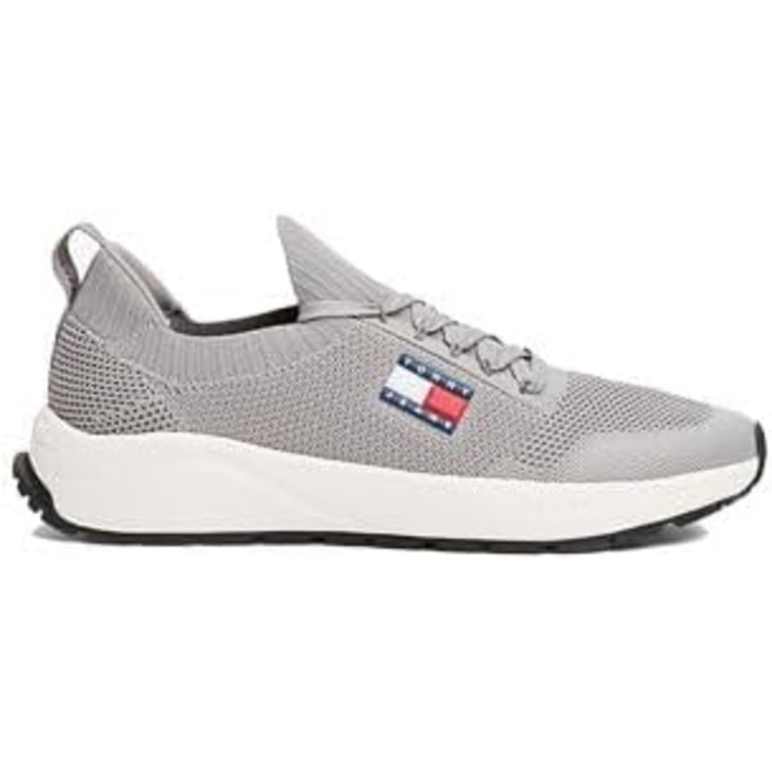 Футболка Tommy Jeans Runner Knitted чоловіча сіра (40 EU)