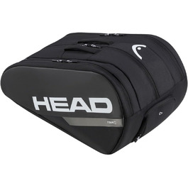 Сумка для падел-тенісу HEAD Tour Padel Bag L, чорний/білий