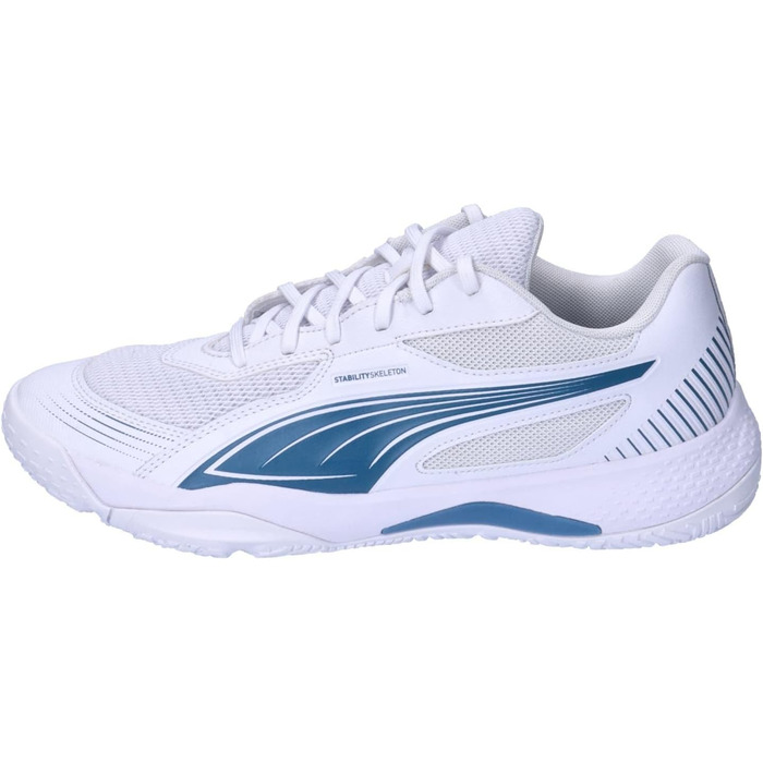 Спортивне взуття PUMA Solarflash III для залу - унісекс, 36 EU, білий/блакитний