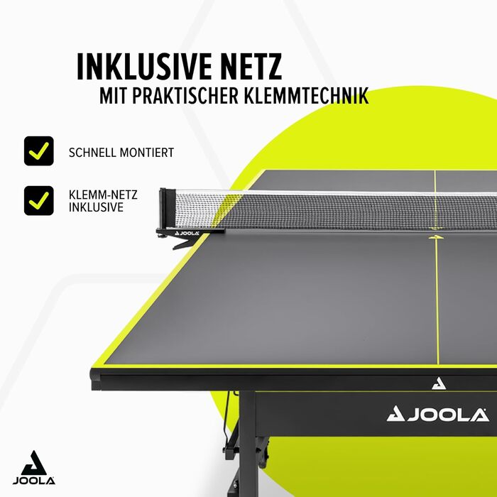 Стіл для настільного тенісу JOOLA Inside J18 Single - розкладний, компактний, з сіткою