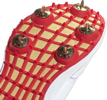 Кросівки дитячі adidas Howzat Spike Junior, 39 1/3 EU, білий/золотий/рубіновий