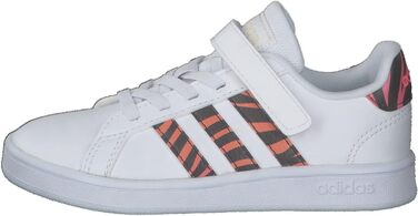 Кросівки Adidas Grand Court C для дітей (Unisex), 29 EU, білий/чорний/червоний