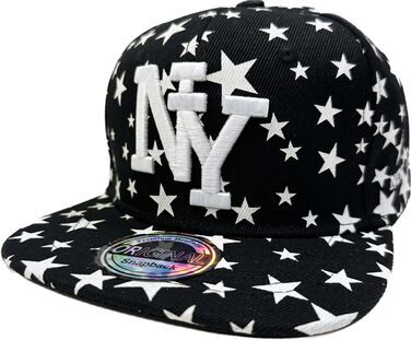 Дитяча кепка SNAPBACK USA J26 Kinder - бейсболка для спорту, чорна (один розмір)