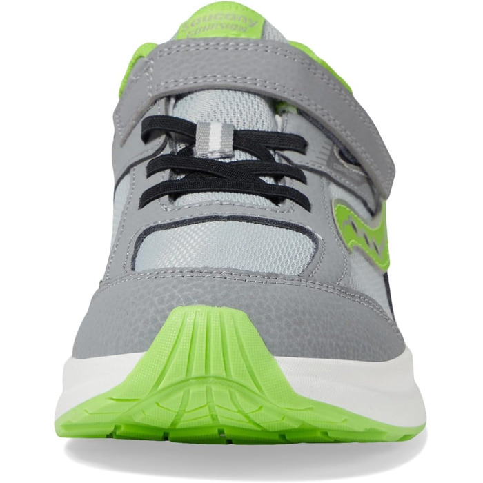 Дитячі кросівки Saucony Cohesion KDZ A/C (Маленькі та Великі розміри) 27 EU, Чорний, Сірий, Зелений