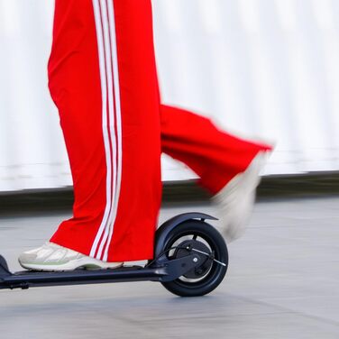 Самокат трюковий Movino Roller City – складаний, для підлітків та дорослих, великі пневматичні колеса, антиковзке покриття деки, регульований кермо – Air Anthrazit