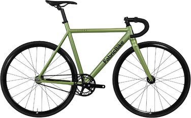 Велосипед FabricBike Light PRO Fixie, алюмінієва рама, 28'', синглспід, жорстка вісь, 6 кольорів, 3 розміри, 8,45 кг, Army Orange, розмір M (54 см)