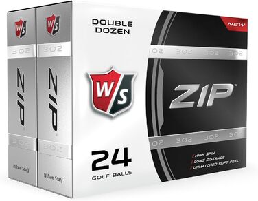 Гольф-м'ячі Wilson Staff Zip, 24 шт, для гольфу