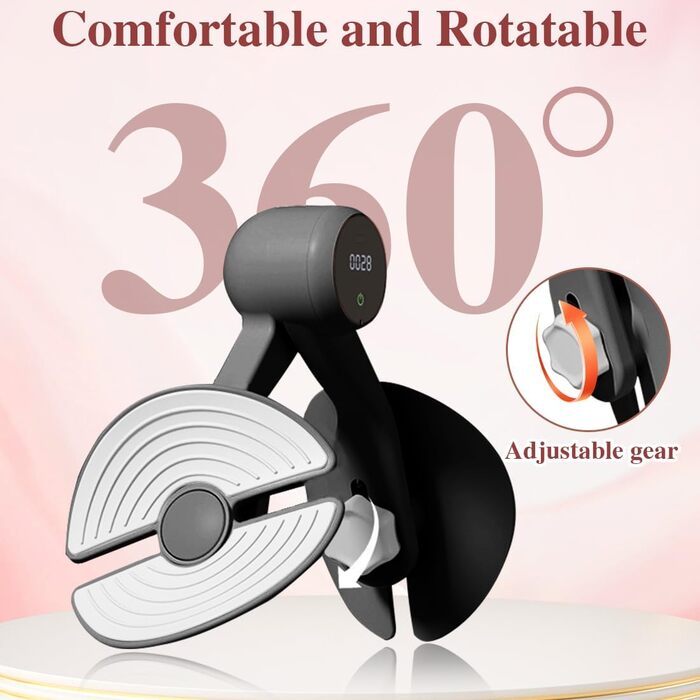 Тренування тазового дна Oberschenkel: пристрій для тренування м'язів стегон, тазу та ніг для дому, чорний