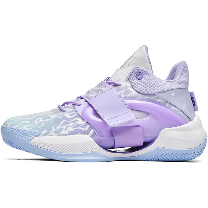 Чоловічі баскетбольні кросівки для хлопців, зручні для тренувань, бігу та тенісу, чорно-білі, 869 (44 EU, фіолетово-білі 869)