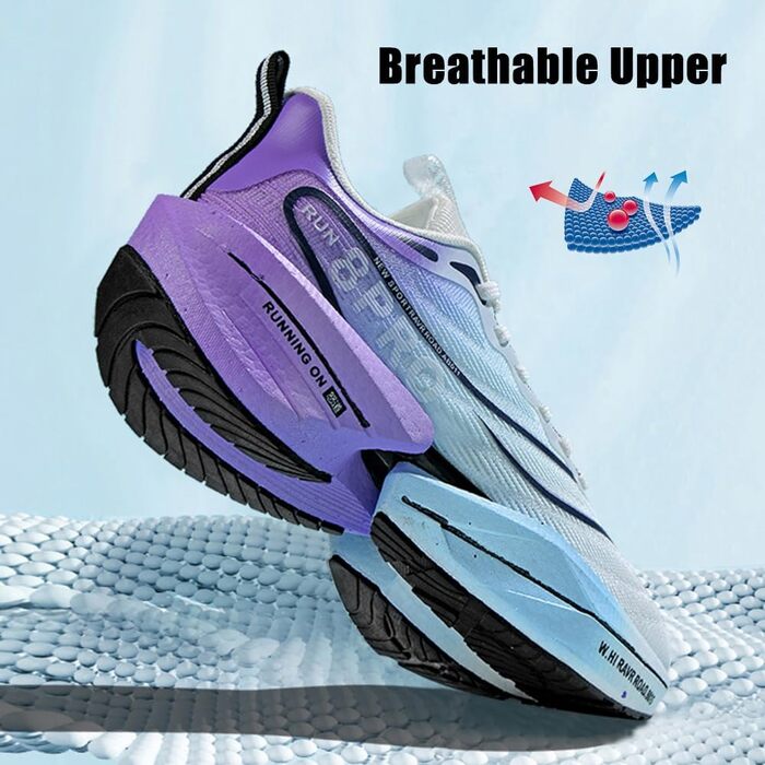 Дитячі кросівки для дівчаток, бігові та для ходьби, спортивні, дихаючі, легкі, для активного відпочинку, чорно-блакитні, розмір 36 (38/38.5 EU)