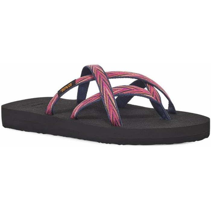 Жіночі шльопанці Teva Olowahu W's - Palms Indigo Rose Violet (42 EU)