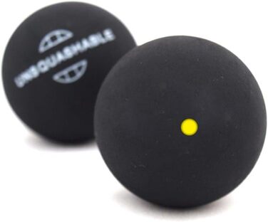 М'ячі для сквошу Unsquashable, набір 2 або 25 шт, різні швидкості (синій, червоний, жовтий, подвійний жовтий), відмінна якість для відпочинку