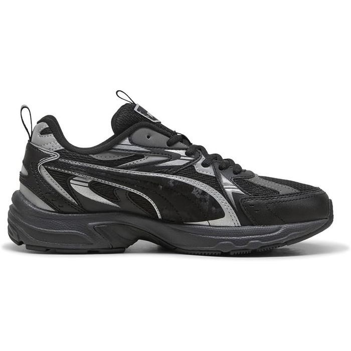 Жіночі кросівки PUMA Milenio Tech Dayinight – стильні та зручні (39 EU, Puma Black Silver Dark Gray)