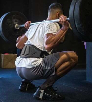 Пояс для важкої атлетики Roar®: для тренувань у залі, пауерліфтингу, кросфіту, чоловічий та жіночий, сірий, XS