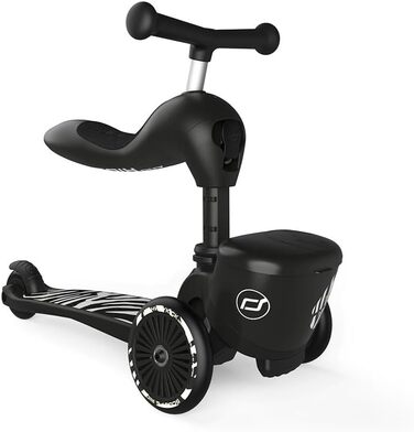 Біговел Scoot & Ride Highwaykick 1 Lifestyle з сидінням та кошиком (зебра)