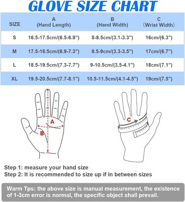 Рукавички для плавання та дайвінгу AUAUY, 3 мм, неопренові, з антиковзким покриттям, для дорослих, водонепроникні (L)