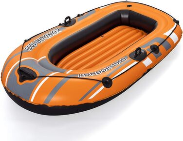 Надувний човен Bestway Kondor 1000, 155x93x30 см, для 1 людини, комплект